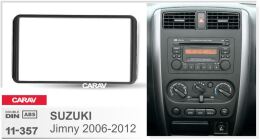 Переходная рамка для установки автомагнитолы CARAV 11-357: 2 DIN / 173 x 98 mm / SUZUKI Jimny 2006-2012