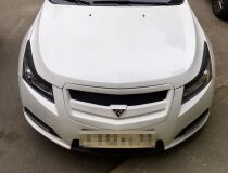 Реснички на фары для Chevrolet Cruze 2009-2015 var №1 фигурные