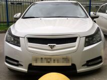 Реснички на фары для Chevrolet Cruze 2009-2015 var №1 фигурные