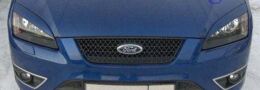 Накладки на фары (реснички) Ford Focus 2 2005-2008 дорестайлинг (ABS)