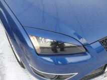 Накладки на фары (реснички) Ford Focus 2 2005-2008 дорестайлинг (ABS)