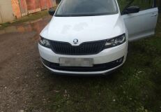 Реснички на фары для Skoda Rapid var №1 2012+ (NH3)