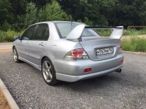 Накладки на внешние пороги Mitsubishi Lancer 9
