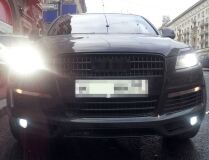 Реснички на фары для Audi Q7 2005-2015
