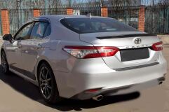 Накладка на задний бампер Toyota Camry XV70 2017-