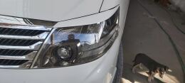 Реснички на фары Toyota Alphard H10 04.2005 - 05.2008 РЕСТАЙЛИНГ