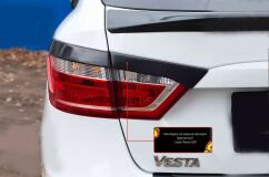 Накладки на задние фонари (реснички) Lada (ВАЗ) Vesta SW 2018-