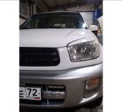 Реснички на фары для Toyota Rav4 ACA20 рестайлинг 2003-2005