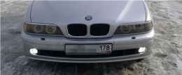 Накладки на передние фары (реснички) для BMW 5 (E39) 2001-2004