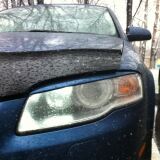 Реснички на фары для Audi A4 2004-2008