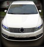 Реснички на фары для Volkswagen Passat CC 2012-2017 рестайлинг