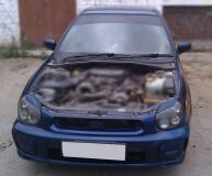 Реснички на фары для Subaru Impreza 2000-2002