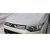 Реснички на фары для Mitsubishi Outlander 2012-2014