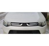 Реснички на фары для Mitsubishi Outlander 2012-2014