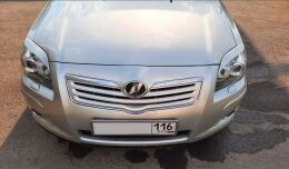 Реснички на фары для Toyota Avensis AZT 250 2006-2009 рестайлинг