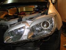 Реснички (накладки) на фары Mitsubishi Airtrek CU2W 2001-2005