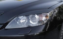 Реснички на фары для Mazda 3 хэтчбек 2003-2009