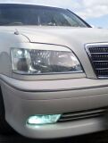 Реснички на фары для Toyota Crown S170 1999-2003 