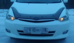 Реснички (широкие) на фары для Toyota Wish ANE10 2003-2005