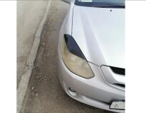Реснички на фары для Toyota Caldina ZZT241 простая оптика 2002-2004 дорестайлинг