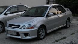 Реснички на фары для Mitsubishi Lancer Cedia CS2A 2000-2003