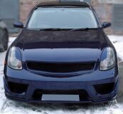 Реснички на фары для Nissan Skyline V35 06.2001-10.2004 седан