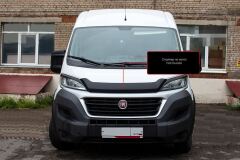 Спойлер на капот вариант со скотчем Fiat Ducato 2014- (290 кузов)