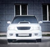 Реснички на фары для Subaru Forester SF5 рестайлинг 2000-2002