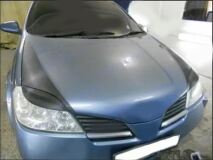 Реснички на фары для Nissan Primera HP12 2002-2008