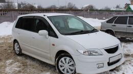 Реснички на фары для Mazda Premacy 1999-2004