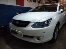 Реснички на фары для Toyota Caldina ZZT241 простая оптика 2002-2004 дорестайлинг