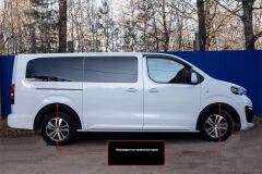 Накладки на колёсные арки Peugeot Traveller L3 2016-, Citroen SpaceTourer I L3 2016-, Opel Zafira Life L 2019-