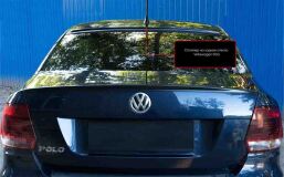 Спойлер на заднее стекло Volkswagen Polo V 2016-2019