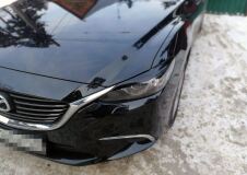 Реснички на фары для Mazda 6 2015-2018