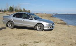 Реснички на фары для Mitsubishi Galant EA1 1996-1998