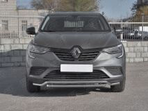 Защита переднего бампера d42 волна-d42 дуга для Renault Arkana 2019-