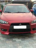 КЛЫКИ на передний бампер для Mitsubishi Lancer X 2007-2010
