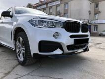 Сплиттер переднего бампера BMW X6 (F16) 2014-