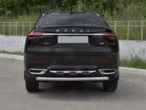 Защита заднего бампера d63 дуга для Haval F7X 1.5 4WD 2019-2022 