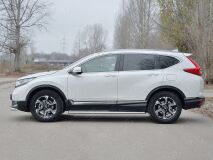 Пороги труба d63 (вариант 3) для HONDA CR-V 2017-2020