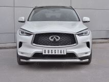 Защита переднего бампера d63 волна для INFINITI QX50 2018-