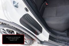 Накладки на внутренние части задних арок со скотчем 3М для Toyota C-HR 2018-