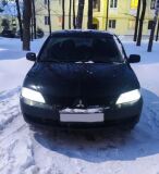 Накладки на фары широкие (реснички) для Mitsubishi Lancer 9 (2003-2010)