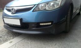 Юбка переднего бампера для Honda Civic 4d