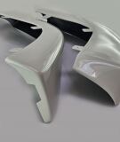 КЛЫКИ на передний бампер для Mitsubishi Lancer X 2007-2010