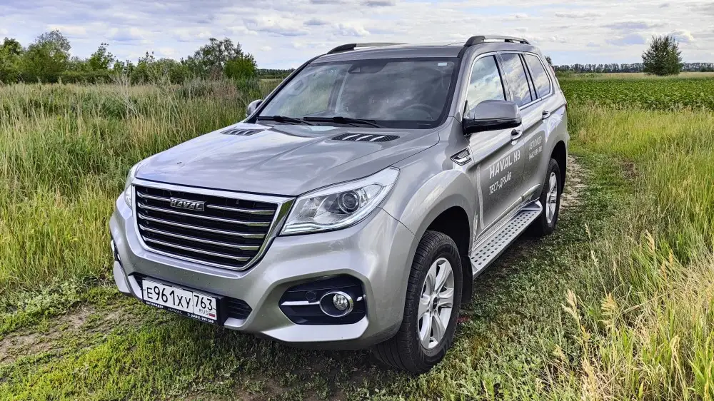 Haval H9 тест Мишина сбоку спереди