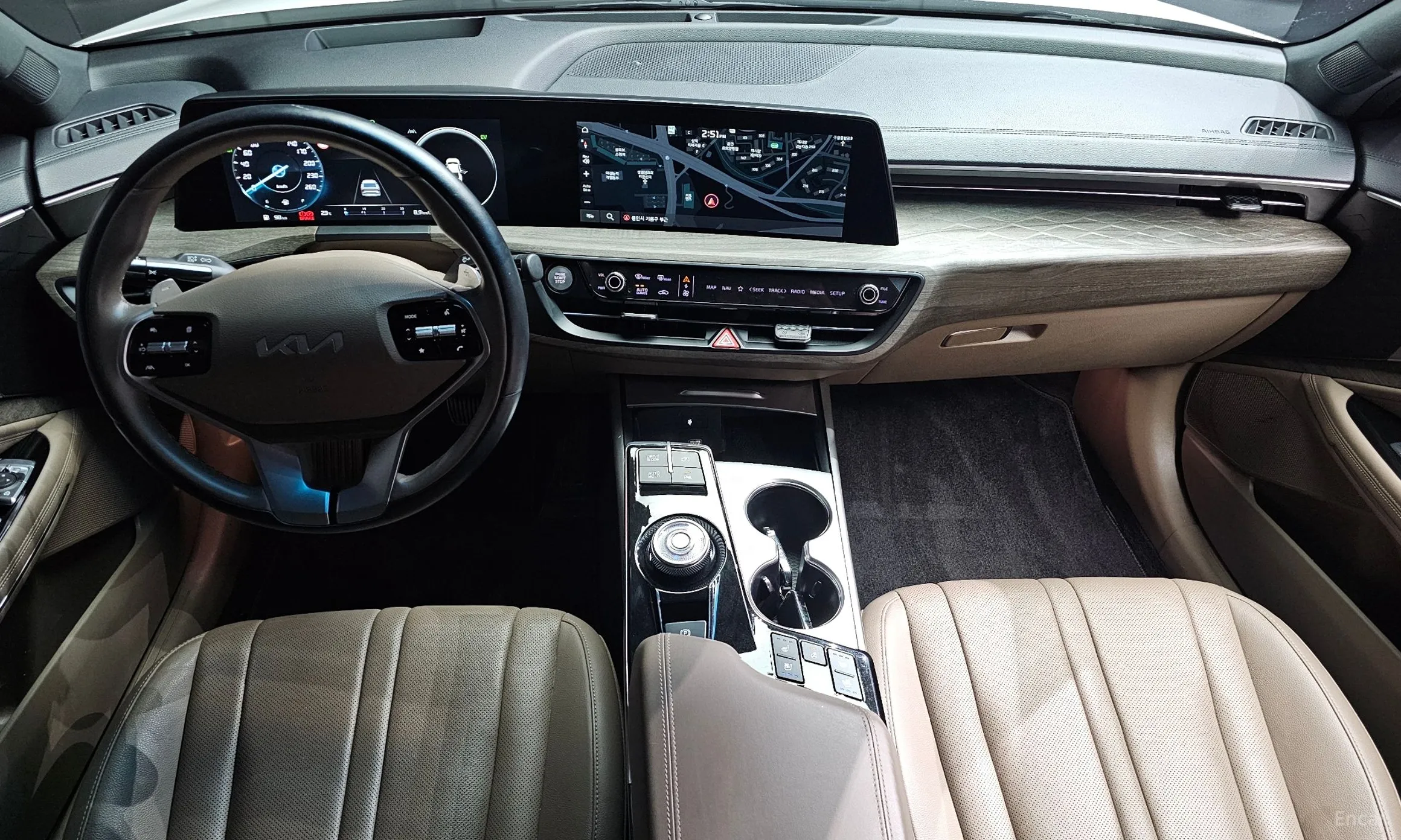 Kia K8 Hybrid превью 4