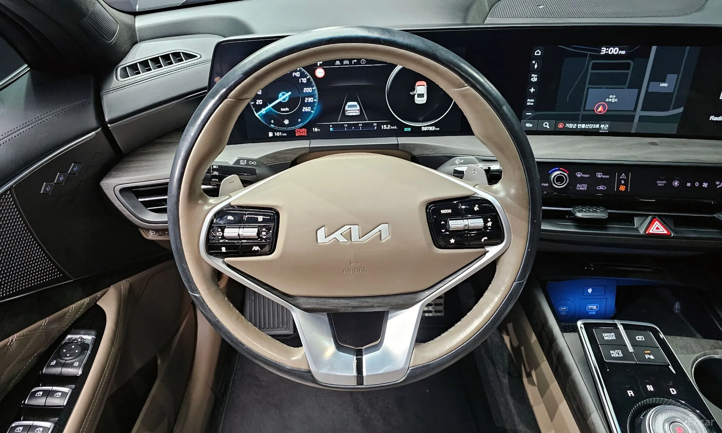 Kia K8 Hybrid превью 13