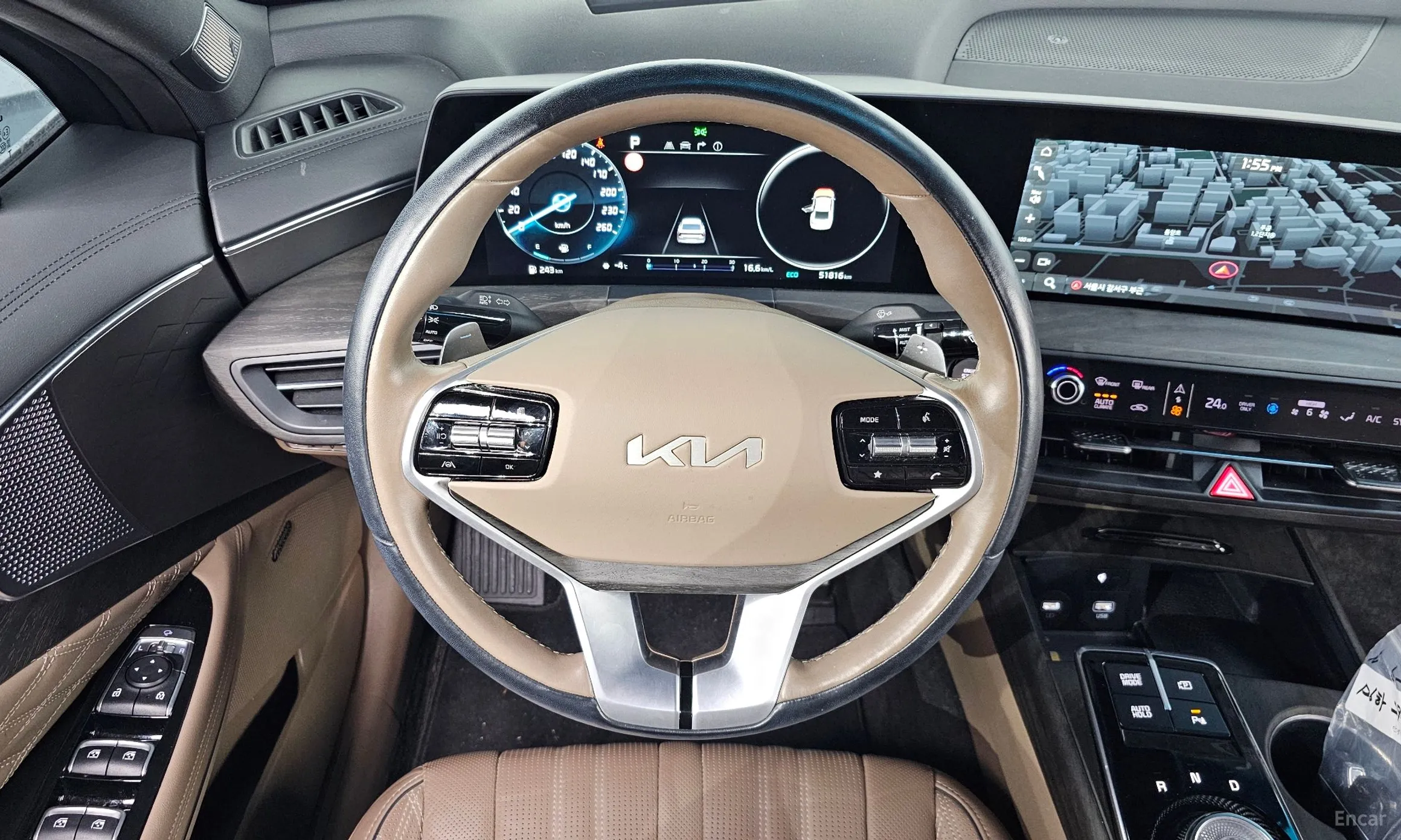 Kia K8 Hybrid превью 13