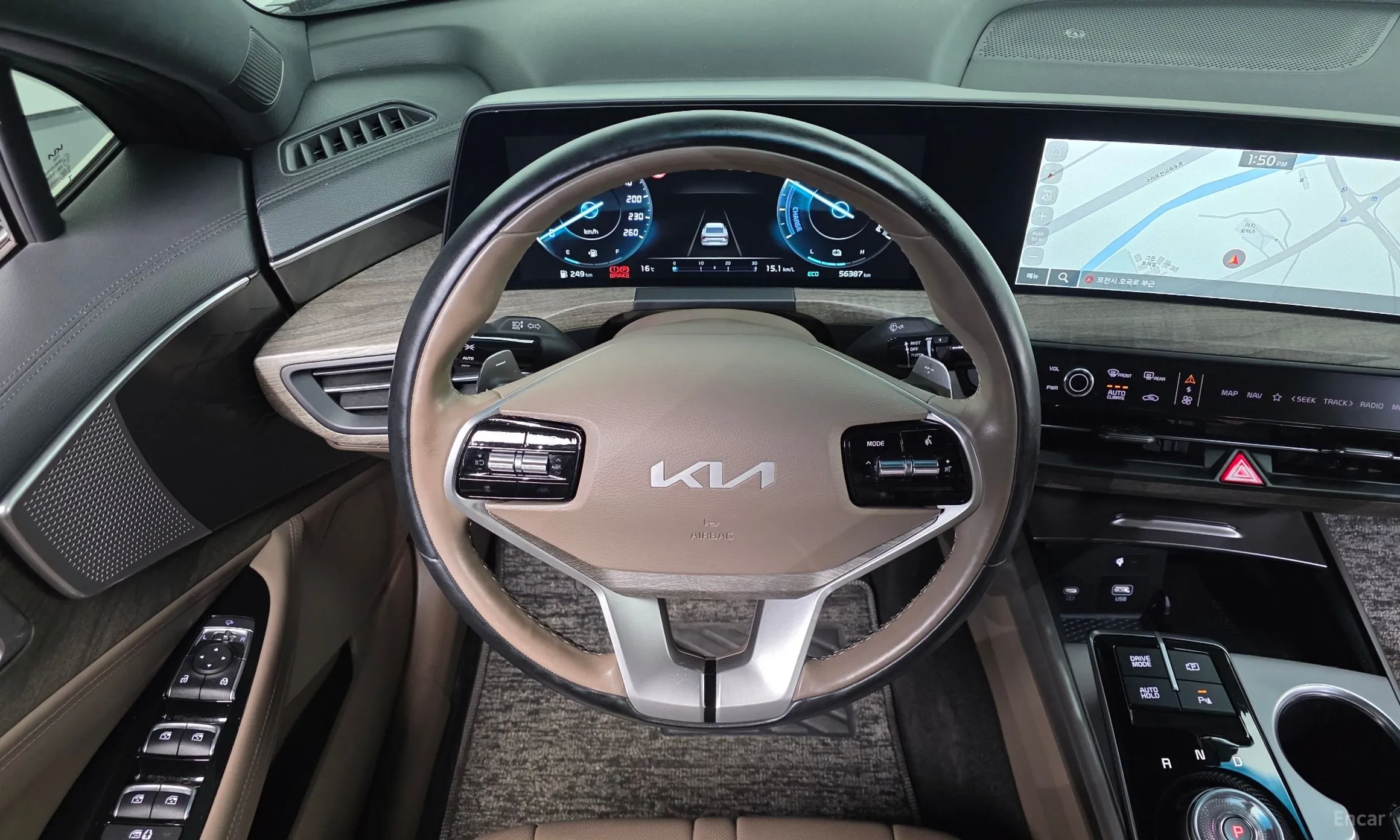 Kia K8 Hybrid превью 13